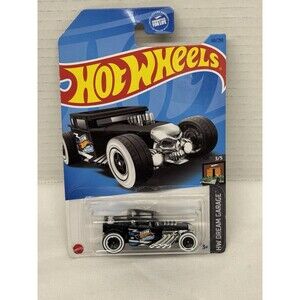 2021 Hot Wheels Mattel Bone Shaker HE Dream Garage 3/5 60/250 Black W/Chrome New
